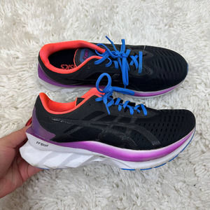 Asics Novablast Low FF Blast Women's Black Purple Running Athletic Shoes Size 7
